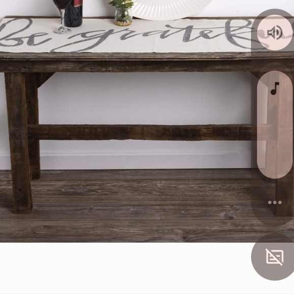 Be Grateful Long Table Runner Everyday Holiday Thanksgiving Urban Farmhouse Gray - Picture 10 of 10